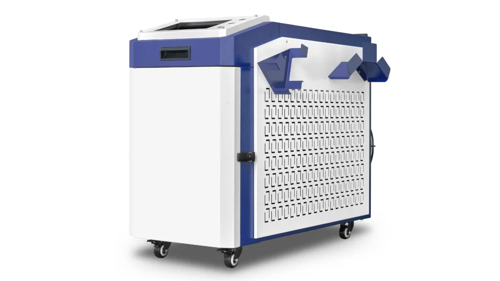 sa chiller 1500w دستگاه جوش لیزر فایبر سیستم آب خنک مدل WC برند HBC